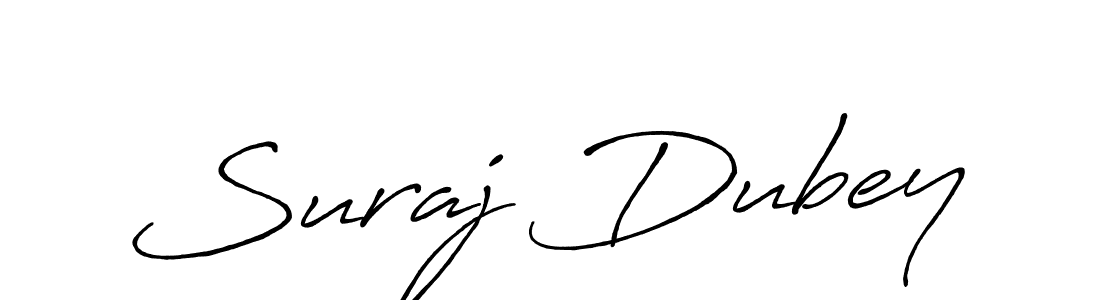 Design your own signature with our free online signature maker. With this signature software, you can create a handwritten (Antro_Vectra_Bolder) signature for name Suraj Dubey. Suraj Dubey signature style 7 images and pictures png