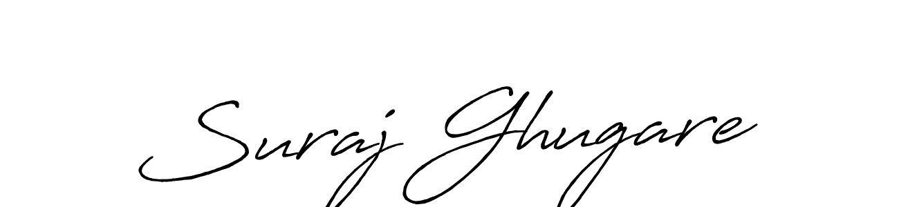 Also we have Suraj Ghugare name is the best signature style. Create professional handwritten signature collection using Antro_Vectra_Bolder autograph style. Suraj Ghugare signature style 7 images and pictures png