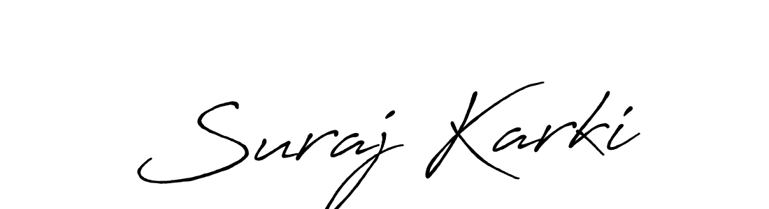 You can use this online signature creator to create a handwritten signature for the name Suraj Karki. This is the best online autograph maker. Suraj Karki signature style 7 images and pictures png