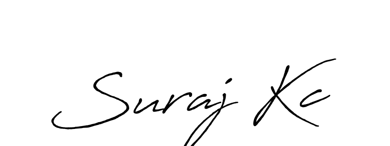 Similarly Antro_Vectra_Bolder is the best handwritten signature design. Signature creator online .You can use it as an online autograph creator for name Suraj Kc. Suraj Kc signature style 7 images and pictures png
