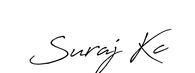 Similarly Antro_Vectra_Bolder is the best handwritten signature design. Signature creator online .You can use it as an online autograph creator for name Suraj Kc. Suraj Kc signature style 7 images and pictures png