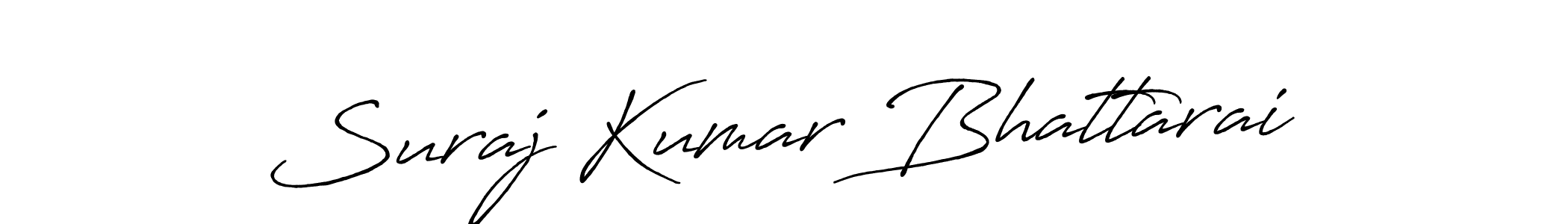 How to make Suraj Kumar Bhattarai signature? Antro_Vectra_Bolder is a professional autograph style. Create handwritten signature for Suraj Kumar Bhattarai name. Suraj Kumar Bhattarai signature style 7 images and pictures png