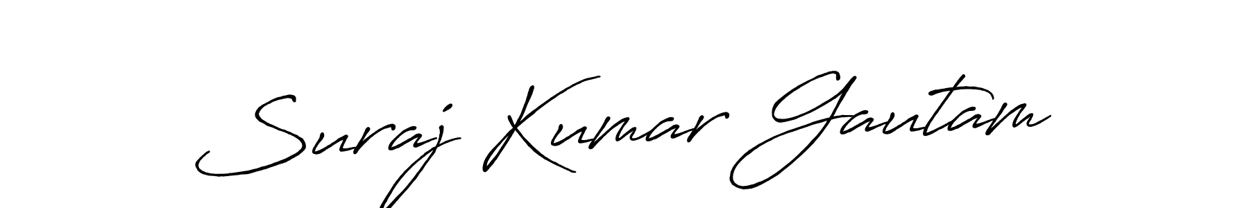 Make a beautiful signature design for name Suraj Kumar Gautam. Use this online signature maker to create a handwritten signature for free. Suraj Kumar Gautam signature style 7 images and pictures png