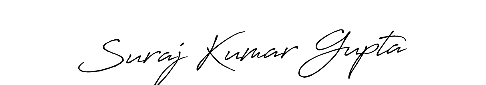 Suraj Kumar Gupta stylish signature style. Best Handwritten Sign (Antro_Vectra_Bolder) for my name. Handwritten Signature Collection Ideas for my name Suraj Kumar Gupta. Suraj Kumar Gupta signature style 7 images and pictures png