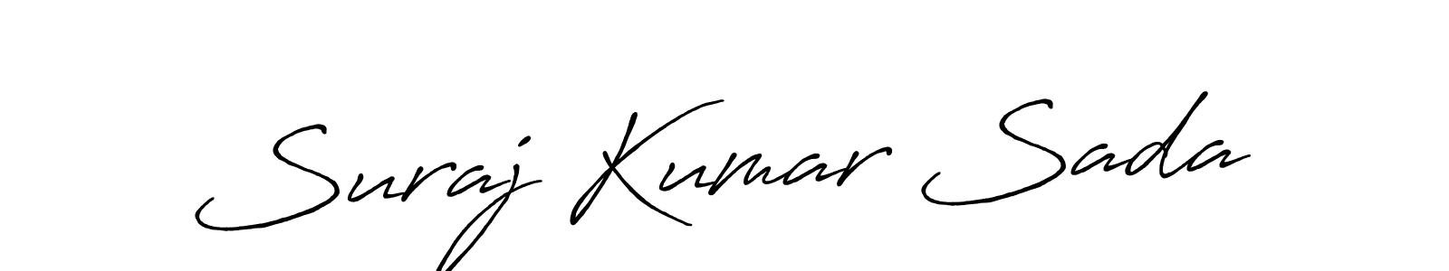 Make a beautiful signature design for name Suraj Kumar Sada. With this signature (Antro_Vectra_Bolder) style, you can create a handwritten signature for free. Suraj Kumar Sada signature style 7 images and pictures png