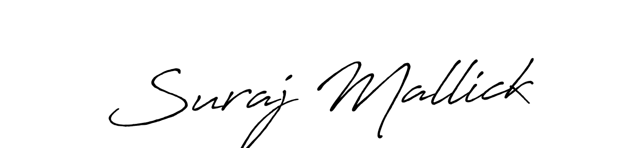 The best way (Antro_Vectra_Bolder) to make a short signature is to pick only two or three words in your name. The name Suraj Mallick include a total of six letters. For converting this name. Suraj Mallick signature style 7 images and pictures png