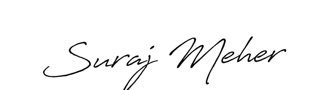 Make a beautiful signature design for name Suraj Meher. Use this online signature maker to create a handwritten signature for free. Suraj Meher signature style 7 images and pictures png