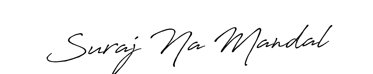Design your own signature with our free online signature maker. With this signature software, you can create a handwritten (Antro_Vectra_Bolder) signature for name Suraj Na Mandal. Suraj Na Mandal signature style 7 images and pictures png