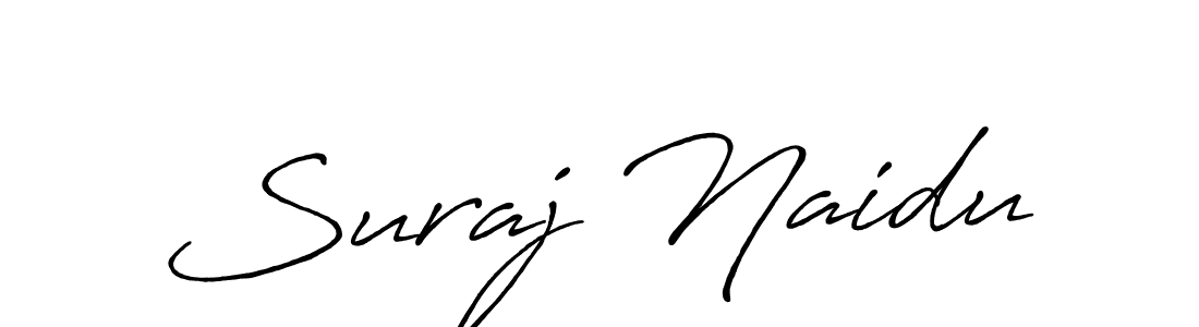 Once you've used our free online signature maker to create your best signature Antro_Vectra_Bolder style, it's time to enjoy all of the benefits that Suraj Naidu name signing documents. Suraj Naidu signature style 7 images and pictures png