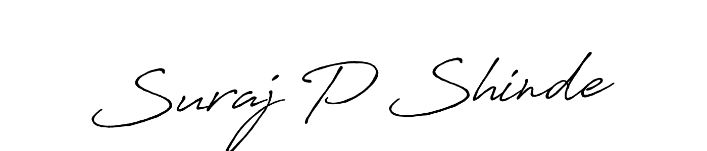 It looks lik you need a new signature style for name Suraj P Shinde. Design unique handwritten (Antro_Vectra_Bolder) signature with our free signature maker in just a few clicks. Suraj P Shinde signature style 7 images and pictures png