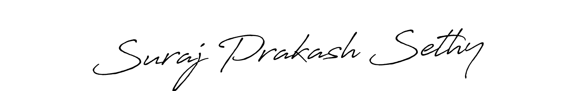 Once you've used our free online signature maker to create your best signature Antro_Vectra_Bolder style, it's time to enjoy all of the benefits that Suraj Prakash Sethy name signing documents. Suraj Prakash Sethy signature style 7 images and pictures png