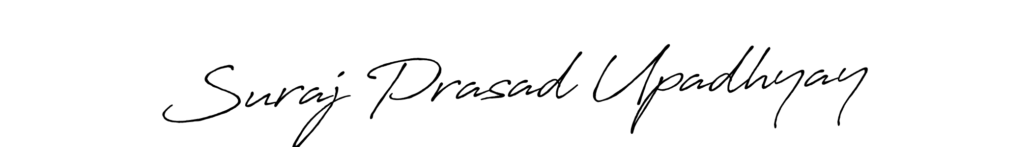 How to make Suraj Prasad Upadhyay signature? Antro_Vectra_Bolder is a professional autograph style. Create handwritten signature for Suraj Prasad Upadhyay name. Suraj Prasad Upadhyay signature style 7 images and pictures png