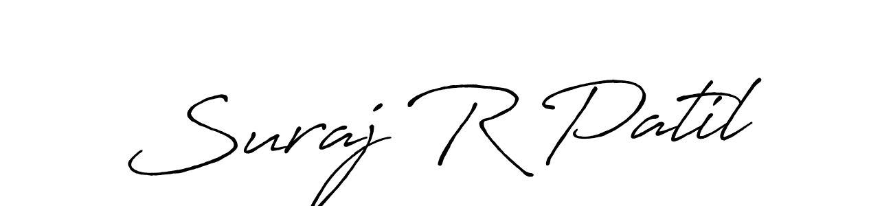 Use a signature maker to create a handwritten signature online. With this signature software, you can design (Antro_Vectra_Bolder) your own signature for name Suraj R Patil. Suraj R Patil signature style 7 images and pictures png