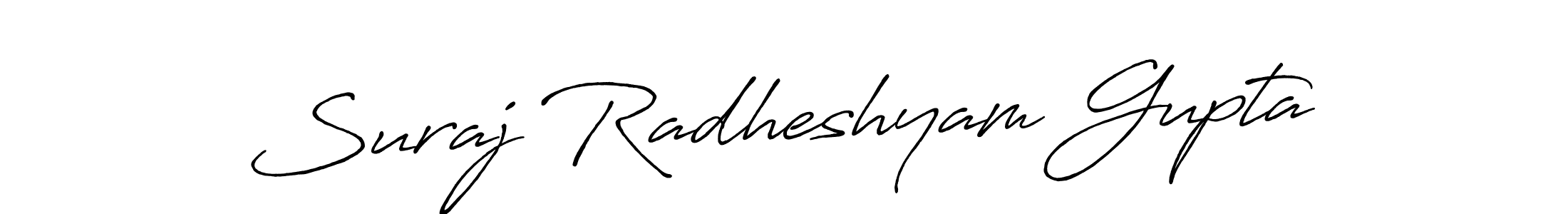 How to make Suraj Radheshyam Gupta signature? Antro_Vectra_Bolder is a professional autograph style. Create handwritten signature for Suraj Radheshyam Gupta name. Suraj Radheshyam Gupta signature style 7 images and pictures png