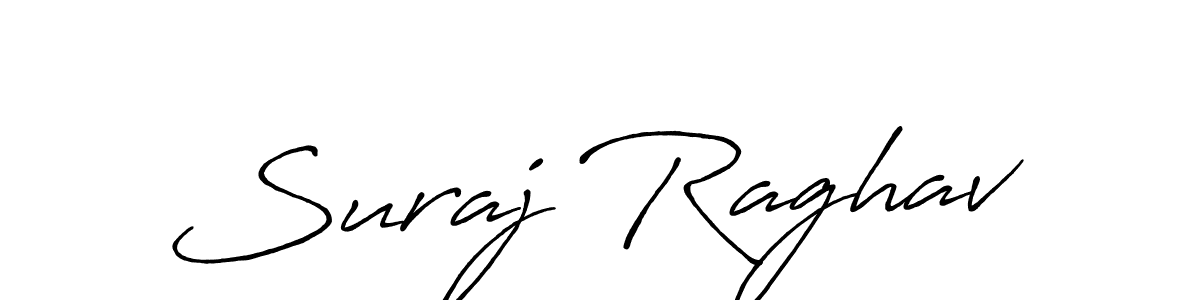 It looks lik you need a new signature style for name Suraj Raghav. Design unique handwritten (Antro_Vectra_Bolder) signature with our free signature maker in just a few clicks. Suraj Raghav signature style 7 images and pictures png