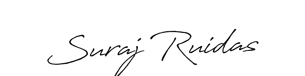 It looks lik you need a new signature style for name Suraj Ruidas. Design unique handwritten (Antro_Vectra_Bolder) signature with our free signature maker in just a few clicks. Suraj Ruidas signature style 7 images and pictures png