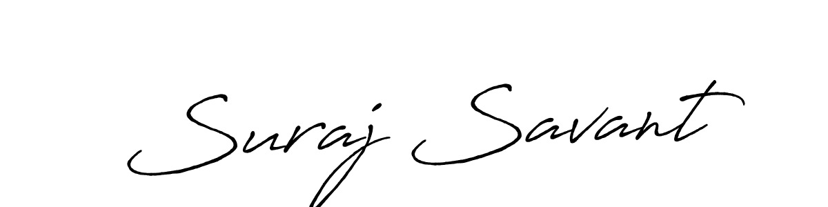 Also we have Suraj Savant name is the best signature style. Create professional handwritten signature collection using Antro_Vectra_Bolder autograph style. Suraj Savant signature style 7 images and pictures png