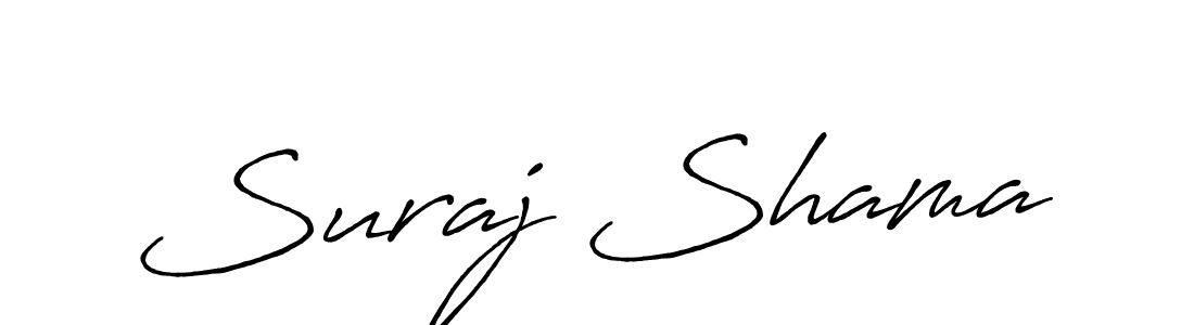 Antro_Vectra_Bolder is a professional signature style that is perfect for those who want to add a touch of class to their signature. It is also a great choice for those who want to make their signature more unique. Get Suraj Shama name to fancy signature for free. Suraj Shama signature style 7 images and pictures png