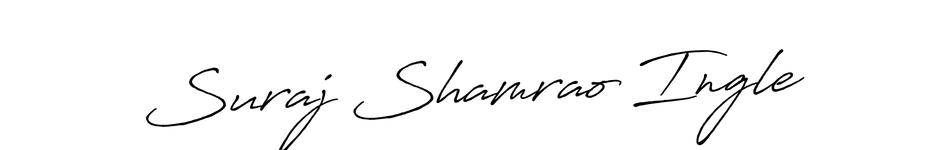 Create a beautiful signature design for name Suraj Shamrao Ingle. With this signature (Antro_Vectra_Bolder) fonts, you can make a handwritten signature for free. Suraj Shamrao Ingle signature style 7 images and pictures png