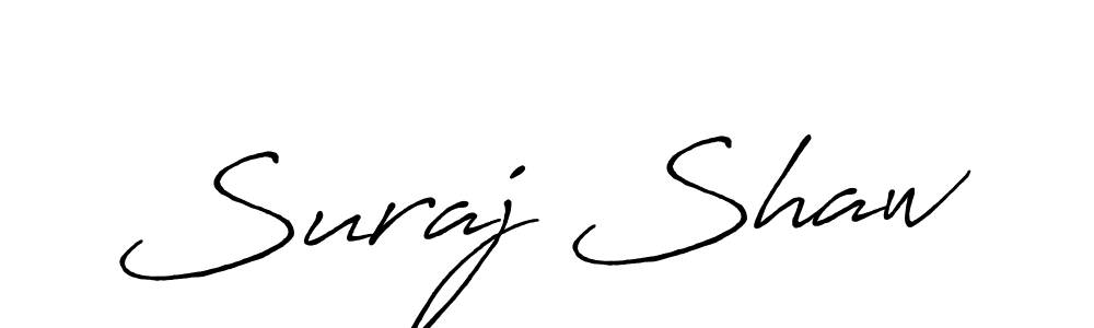 Suraj Shaw stylish signature style. Best Handwritten Sign (Antro_Vectra_Bolder) for my name. Handwritten Signature Collection Ideas for my name Suraj Shaw. Suraj Shaw signature style 7 images and pictures png