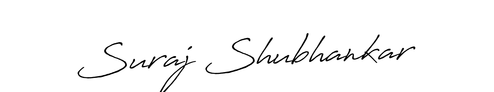 How to make Suraj Shubhankar signature? Antro_Vectra_Bolder is a professional autograph style. Create handwritten signature for Suraj Shubhankar name. Suraj Shubhankar signature style 7 images and pictures png