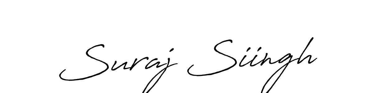 You should practise on your own different ways (Antro_Vectra_Bolder) to write your name (Suraj Siingh) in signature. don't let someone else do it for you. Suraj Siingh signature style 7 images and pictures png