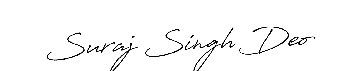 It looks lik you need a new signature style for name Suraj Singh Deo. Design unique handwritten (Antro_Vectra_Bolder) signature with our free signature maker in just a few clicks. Suraj Singh Deo signature style 7 images and pictures png