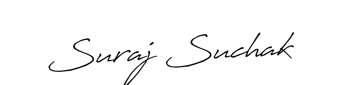 Once you've used our free online signature maker to create your best signature Antro_Vectra_Bolder style, it's time to enjoy all of the benefits that Suraj Suchak name signing documents. Suraj Suchak signature style 7 images and pictures png
