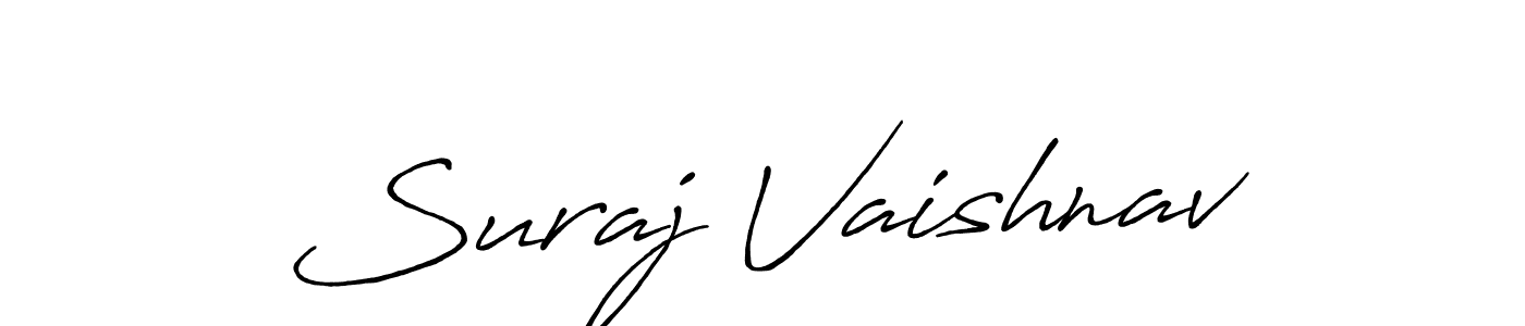 Antro_Vectra_Bolder is a professional signature style that is perfect for those who want to add a touch of class to their signature. It is also a great choice for those who want to make their signature more unique. Get Suraj Vaishnav name to fancy signature for free. Suraj Vaishnav signature style 7 images and pictures png