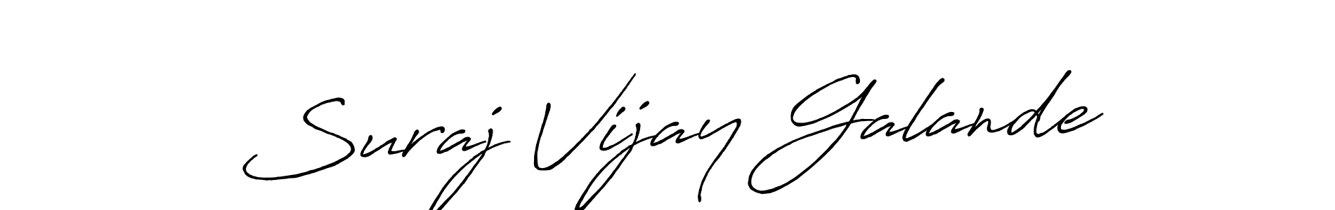 Make a beautiful signature design for name Suraj Vijay Galande. Use this online signature maker to create a handwritten signature for free. Suraj Vijay Galande signature style 7 images and pictures png