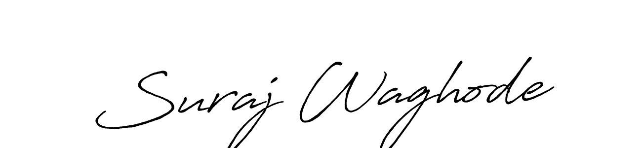 Also we have Suraj Waghode name is the best signature style. Create professional handwritten signature collection using Antro_Vectra_Bolder autograph style. Suraj Waghode signature style 7 images and pictures png