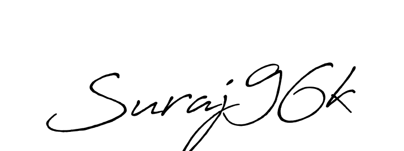 Make a beautiful signature design for name Suraj96k. With this signature (Antro_Vectra_Bolder) style, you can create a handwritten signature for free. Suraj96k signature style 7 images and pictures png