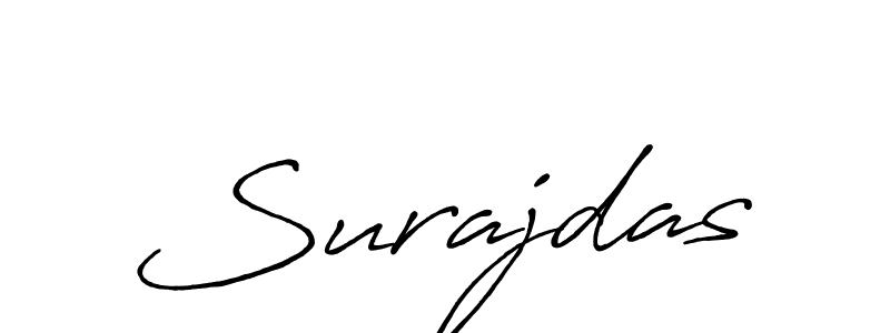 How to make Surajdas name signature. Use Antro_Vectra_Bolder style for creating short signs online. This is the latest handwritten sign. Surajdas signature style 7 images and pictures png