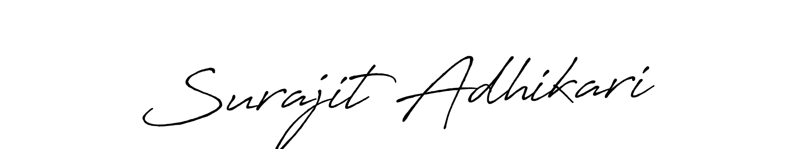 How to Draw Surajit Adhikari signature style? Antro_Vectra_Bolder is a latest design signature styles for name Surajit Adhikari. Surajit Adhikari signature style 7 images and pictures png