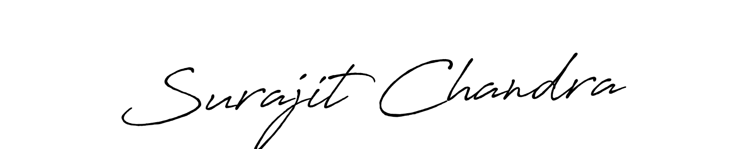 Design your own signature with our free online signature maker. With this signature software, you can create a handwritten (Antro_Vectra_Bolder) signature for name Surajit Chandra. Surajit Chandra signature style 7 images and pictures png