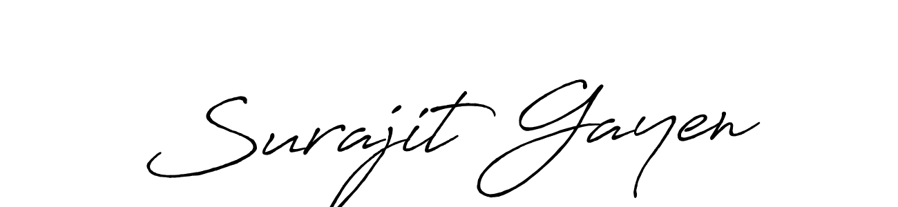 Make a short Surajit Gayen signature style. Manage your documents anywhere anytime using Antro_Vectra_Bolder. Create and add eSignatures, submit forms, share and send files easily. Surajit Gayen signature style 7 images and pictures png