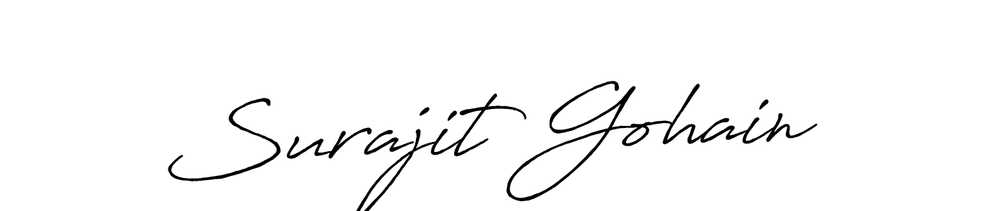Make a beautiful signature design for name Surajit Gohain. Use this online signature maker to create a handwritten signature for free. Surajit Gohain signature style 7 images and pictures png