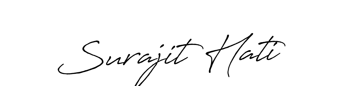 Also You can easily find your signature by using the search form. We will create Surajit Hati name handwritten signature images for you free of cost using Antro_Vectra_Bolder sign style. Surajit Hati signature style 7 images and pictures png