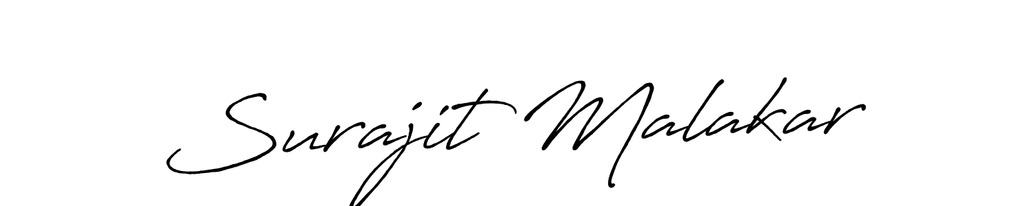 How to make Surajit Malakar signature? Antro_Vectra_Bolder is a professional autograph style. Create handwritten signature for Surajit Malakar name. Surajit Malakar signature style 7 images and pictures png