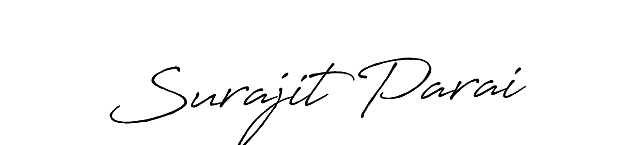 Make a beautiful signature design for name Surajit Parai. Use this online signature maker to create a handwritten signature for free. Surajit Parai signature style 7 images and pictures png