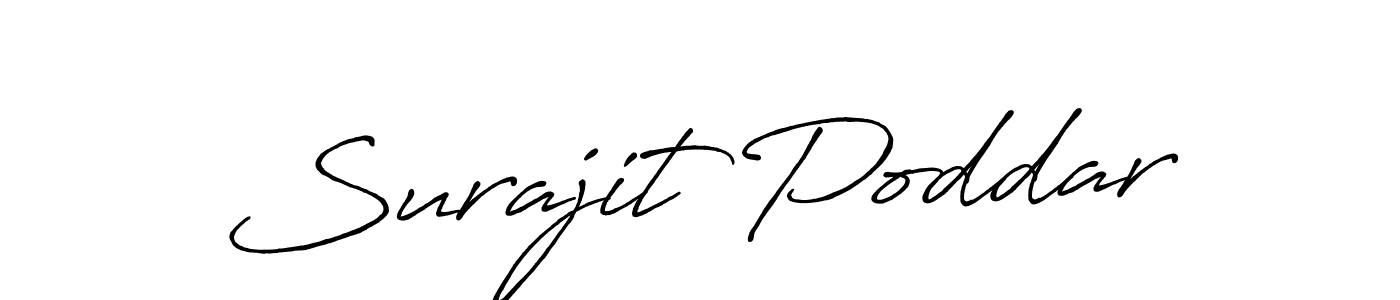 Also we have Surajit Poddar name is the best signature style. Create professional handwritten signature collection using Antro_Vectra_Bolder autograph style. Surajit Poddar signature style 7 images and pictures png