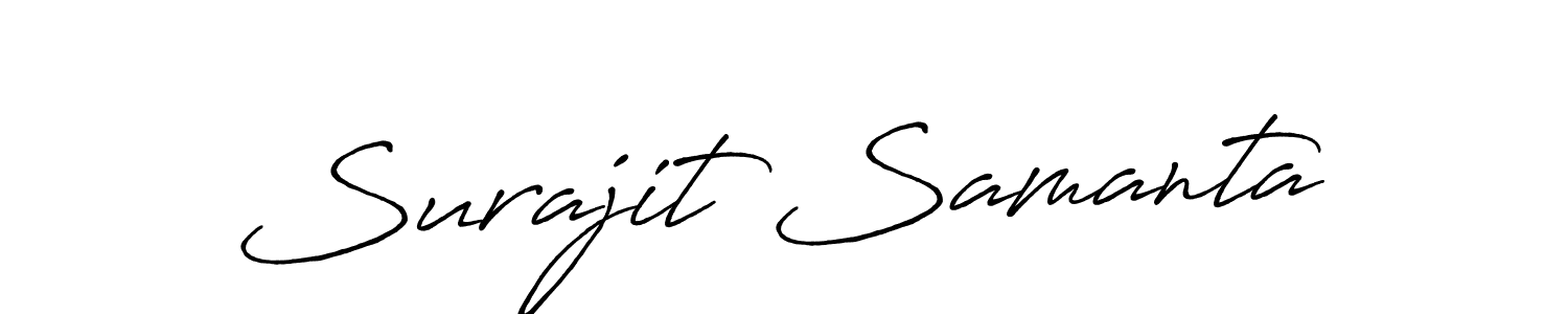 Also we have Surajit Samanta name is the best signature style. Create professional handwritten signature collection using Antro_Vectra_Bolder autograph style. Surajit Samanta signature style 7 images and pictures png
