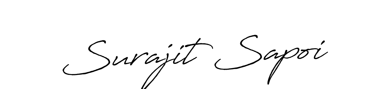 This is the best signature style for the Surajit Sapoi name. Also you like these signature font (Antro_Vectra_Bolder). Mix name signature. Surajit Sapoi signature style 7 images and pictures png