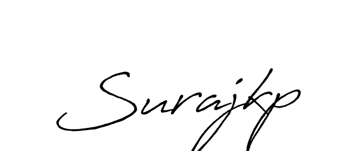 You should practise on your own different ways (Antro_Vectra_Bolder) to write your name (Surajkp) in signature. don't let someone else do it for you. Surajkp signature style 7 images and pictures png