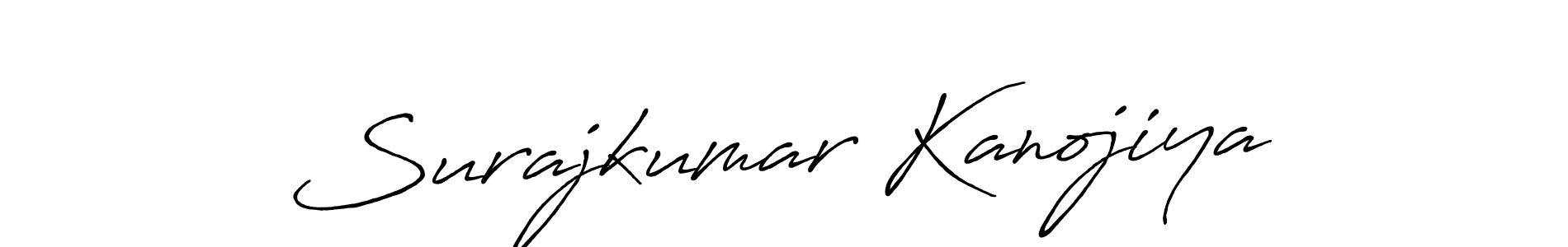 Surajkumar Kanojiya stylish signature style. Best Handwritten Sign (Antro_Vectra_Bolder) for my name. Handwritten Signature Collection Ideas for my name Surajkumar Kanojiya. Surajkumar Kanojiya signature style 7 images and pictures png