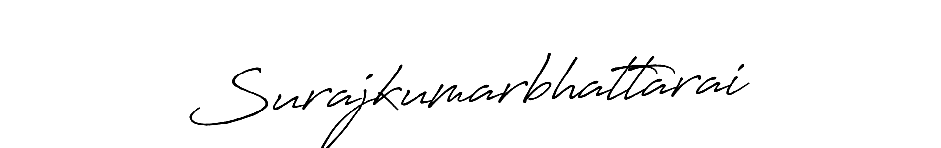 How to make Surajkumarbhattarai signature? Antro_Vectra_Bolder is a professional autograph style. Create handwritten signature for Surajkumarbhattarai name. Surajkumarbhattarai signature style 7 images and pictures png