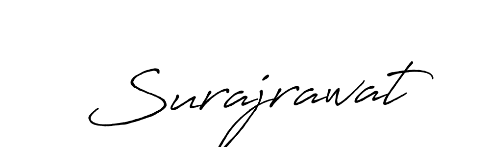 Also we have Surajrawat name is the best signature style. Create professional handwritten signature collection using Antro_Vectra_Bolder autograph style. Surajrawat signature style 7 images and pictures png