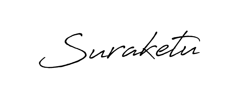 Design your own signature with our free online signature maker. With this signature software, you can create a handwritten (Antro_Vectra_Bolder) signature for name Suraketu. Suraketu signature style 7 images and pictures png