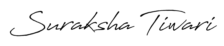 Stand out with a creative autograph for Suraksha Tiwari. The Antro_Vectra_Bolder styling blends modern aesthetics with classic signature flourishes. Suraksha Tiwari signature style 7 images and pictures png