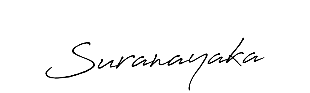 Create a beautiful signature design for name Suranayaka. With this signature (Antro_Vectra_Bolder) fonts, you can make a handwritten signature for free. Suranayaka signature style 7 images and pictures png